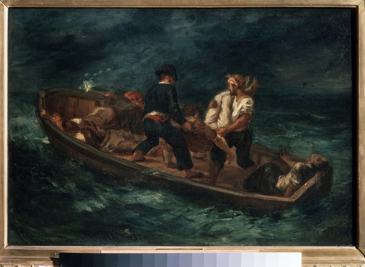 After a Shipwreck od Ferdinand Victor Eugène Delacroix