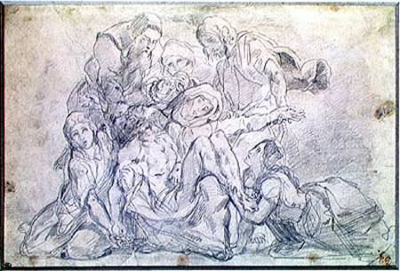 Pieta od Ferdinand Victor Eugène Delacroix
