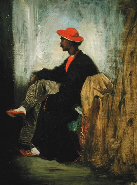 Study of an Indian from Calcutta od Ferdinand Victor Eugène Delacroix