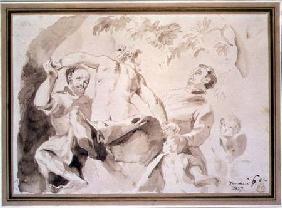 Study after Veronese's Allegory of Love