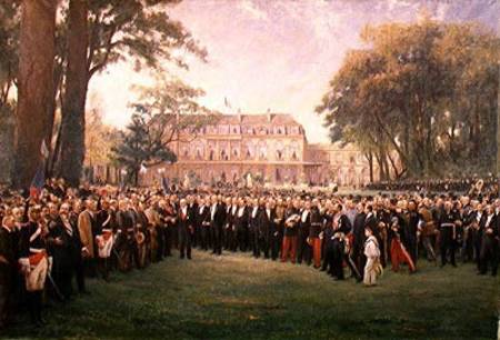 Reception of the Mayors of France at the Elysee Palace, 22nd September 1900 od Fernand Cormon
