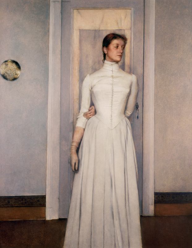 Portrait of the artist's sister od Fernand Khnopff