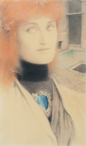 Who will free me? od Fernand Khnopff