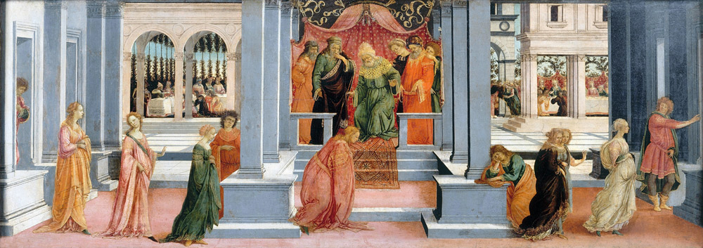 Esther before Ahasuerus od Filippino Lippi