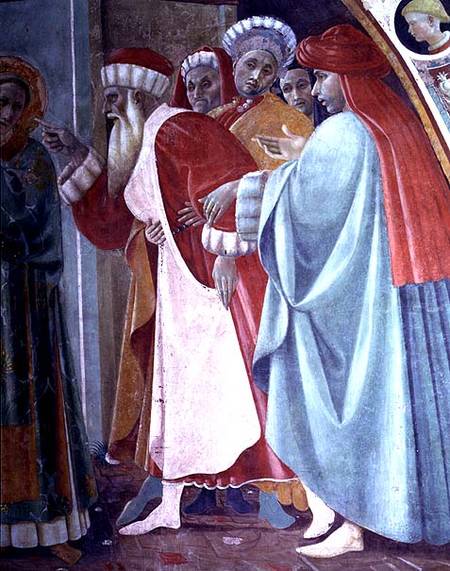 SS. Stephen and Margaret, a detail from the tabernacle of the Canto al Mercatale od Filippino Lippi