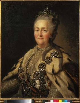 Portrait of the czarina Katharina II.