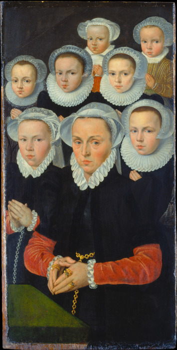 Shutter of an Altarpiece with Female Donors od Flämischer Meister um 1570/1580