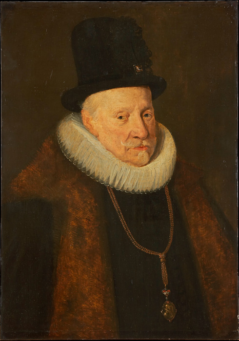 Portrait of an Eldery Man (Archduke Albert VII. (1559-1621) ?) od Flämischer Meister um 1654