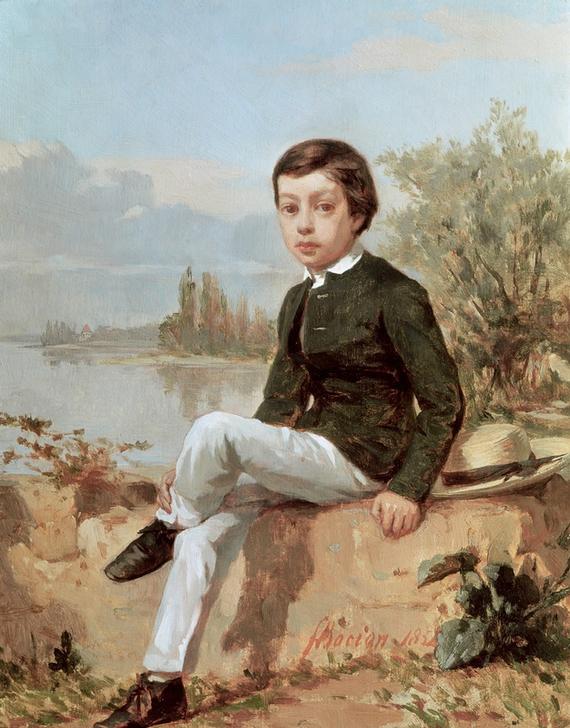 Portrait of Jacques Larguier (1844– 1907) od F.L.D. Bocion