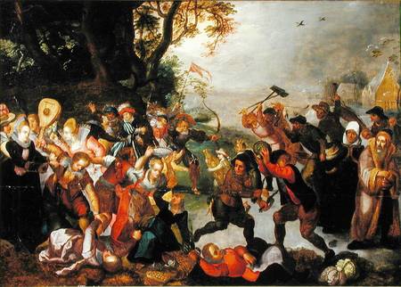 The Battle Between Winter and Summer od Flemish School