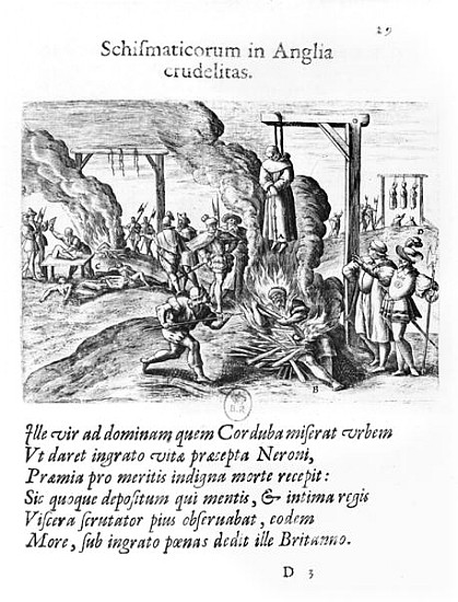 Cruelties practised by schismatics in England od Flemish School