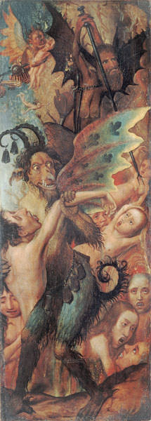 Glimpse of Hell (panel) od Flemish School