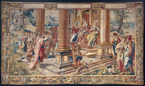 Saint Paul before Porcius Festus, King Herod Agrippa and his sister Berenice od Flemish School