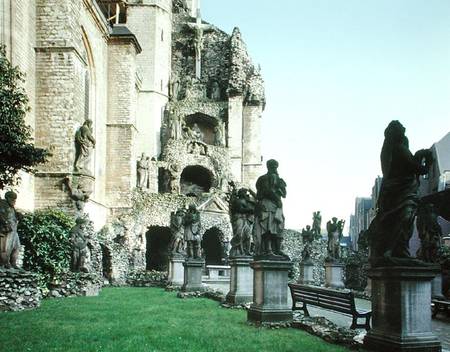 Sculptures and grotto from the 'Calvary' in the grounds of the church (photo) od Flemish School