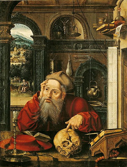 St. Jerome in his Study od Flemish School