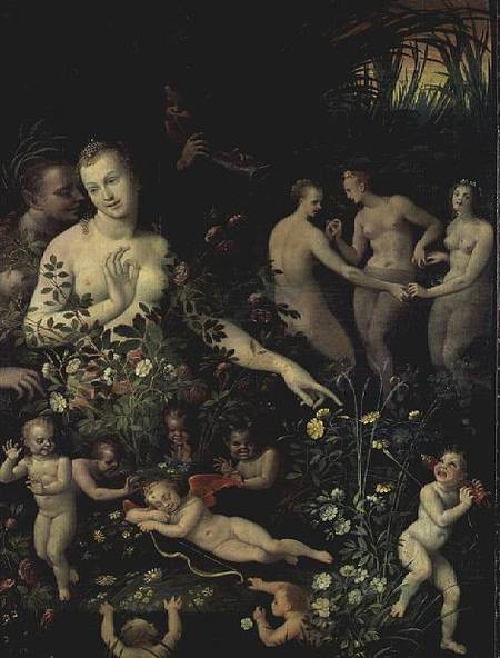 Allegory of Water or Allegory of Love od Fontainebleau School