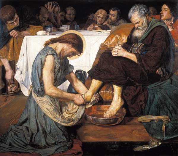 Christ washing Peter's feet od Ford Madox Brown