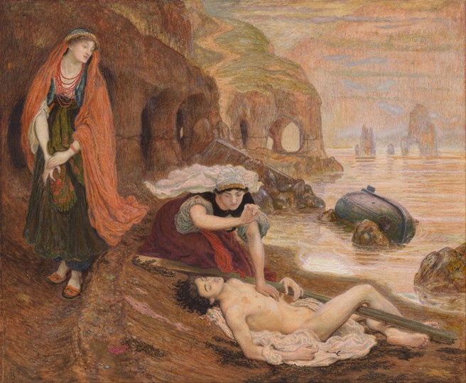 The finding of Don Juan by Haidée od Ford Madox Brown