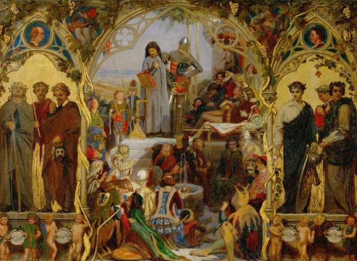 The Seeds and Fruis of English Poetry od Ford Madox Brown