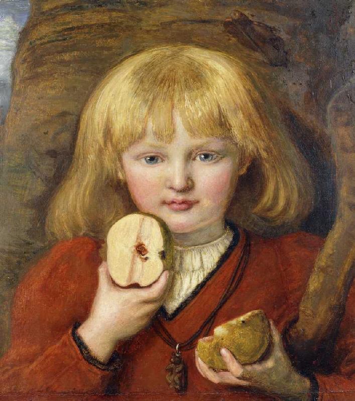 Portrait des Enkels des Künstlers als Wilhelm Tells Sohn od Ford Madox Brown