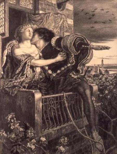 Romeo and Juliet od Ford Madox Brown