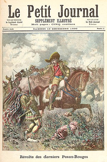 Revolt of the Last of the Redskins, from ''Le Petit Journal'', 13th December 1890 od Fortune Louis Meaulle