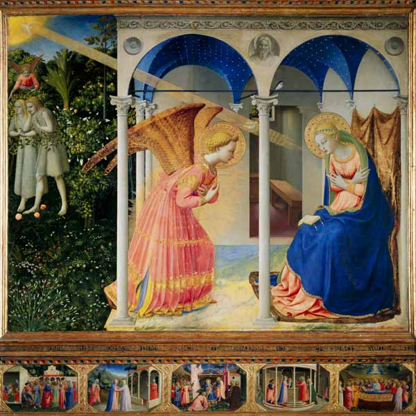 The proclamation Mariae od Fra Beato Angelico
