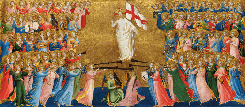 Christ Glorified in the Court of Heaven od Fra Beato Angelico