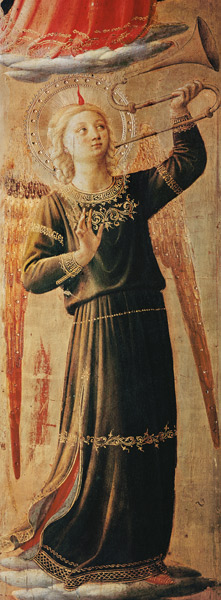 Angel playing instruments od Fra Beato Angelico