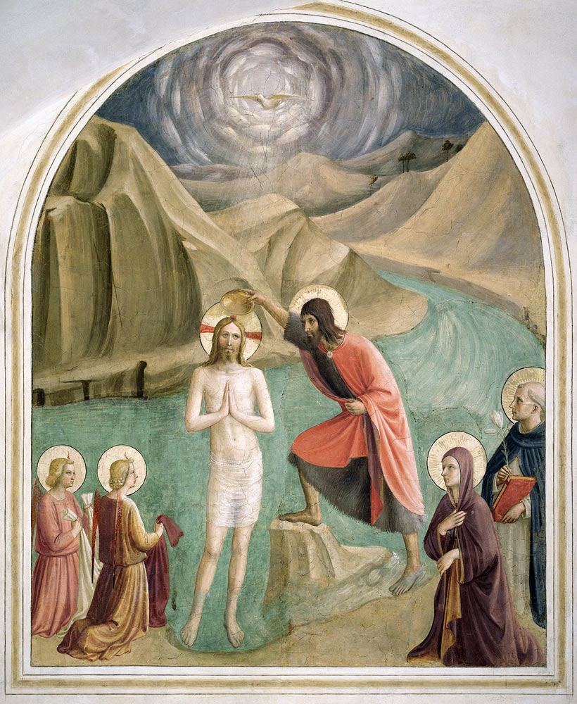 The Baptism of Christ od Fra Beato Angelico
