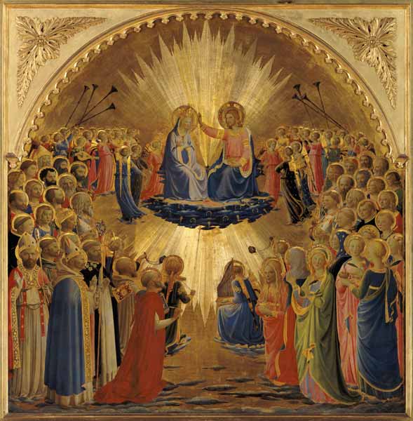 The Coronation of the Virgin od Fra Beato Angelico