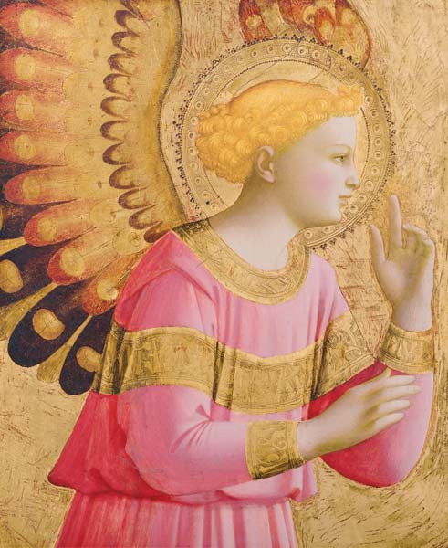 Annunciatory Angel, 1450-55 od Fra Beato Angelico