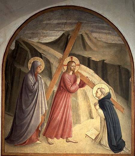 Christ Carrying The Cross od Fra Beato Angelico
