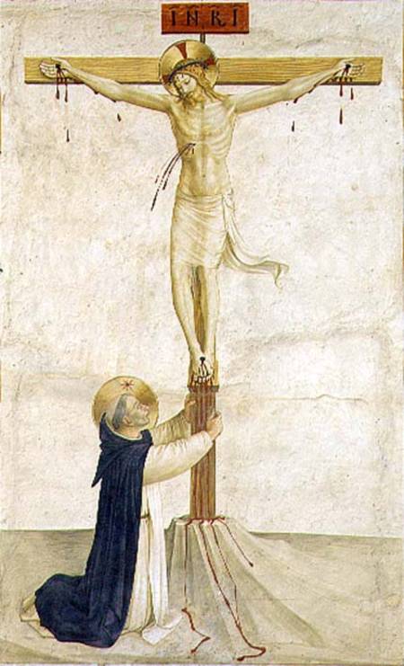 Crucifixion with St. Dominic od Fra Beato Angelico