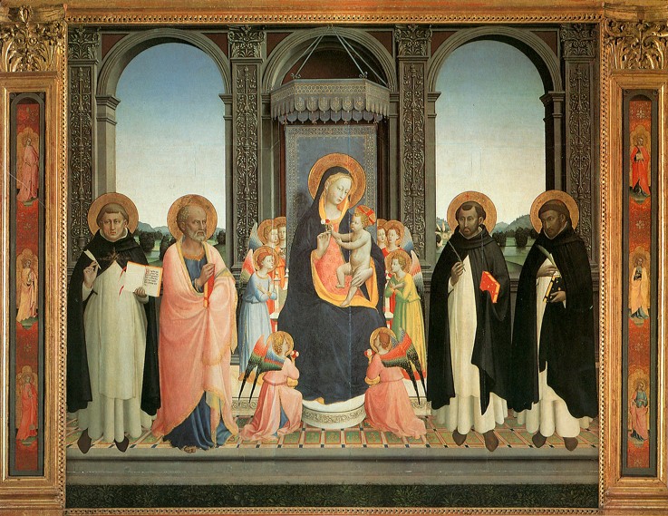 Fiesole Triptych od Fra Beato Angelico
