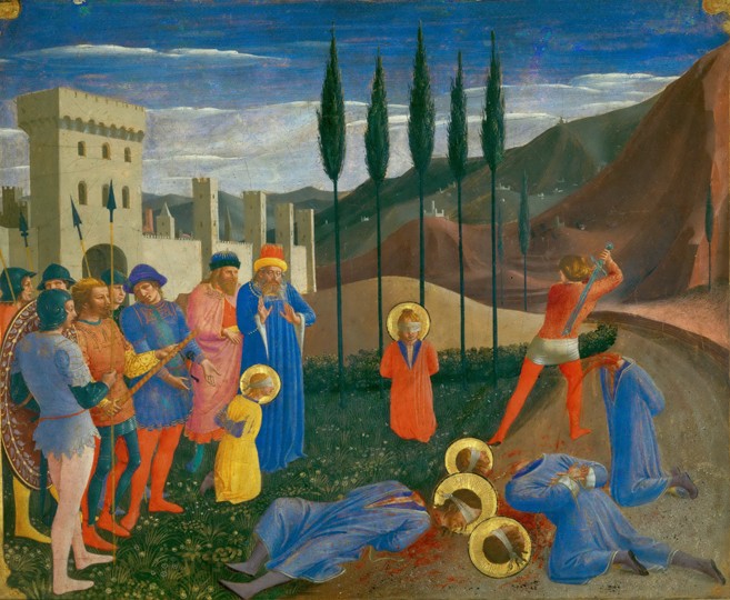 The Beheading of Saint Cosmas and Saint Damian od Fra Beato Angelico