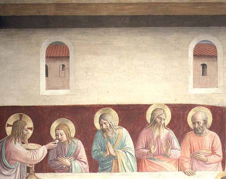 Detail from The Last Supper od Fra Beato Angelico