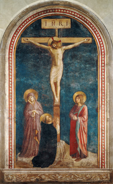 The Crucifixion with Saint Dominic od Fra Beato Angelico