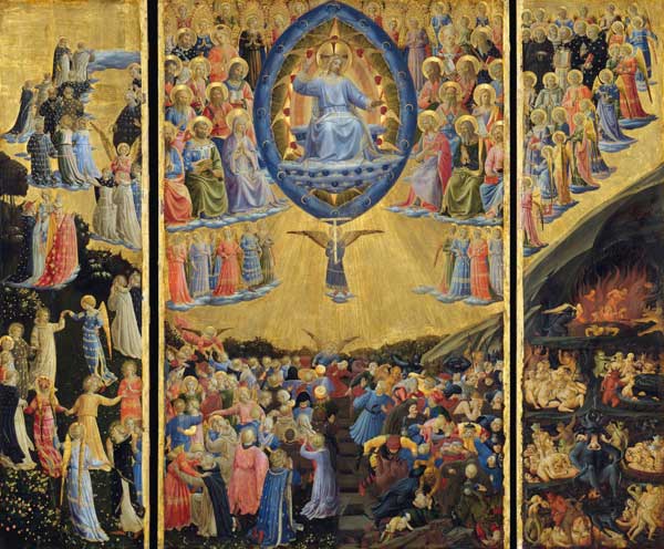 The Last Judgment (Winged Altar) od Fra Beato Angelico