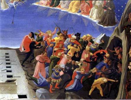 The Last Judgement, detail of the damned od Fra Beato Angelico