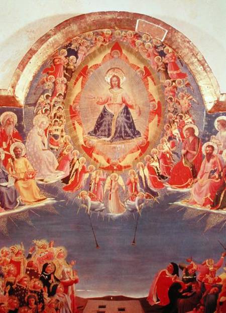 The Last Judgement  (detail) od Fra Beato Angelico