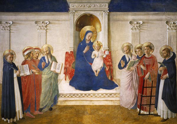 The Madonna delle Ombre, 1450 (fresco) od Fra Beato Angelico