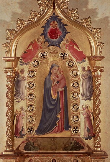 Madonna of the Stars (see also 79357) od Fra Beato Angelico