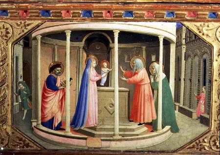 The Presentation in the Temple, from the predella of the Annunciation Altarpiece od Fra Beato Angelico