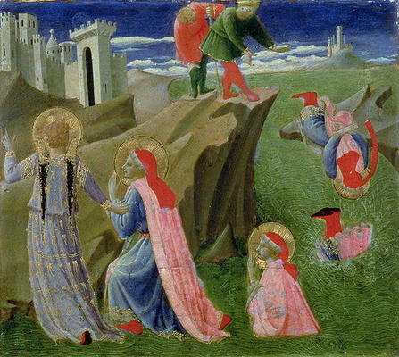 St. Cosmas and St. Damian Saved from Drowning, from the predella of the Annalena altarpiece, c.1434 od Fra Beato Angelico