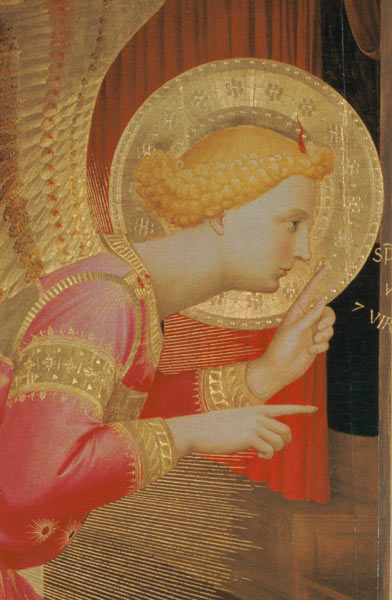 The Annunciation (detail) od Fra Beato Angelico