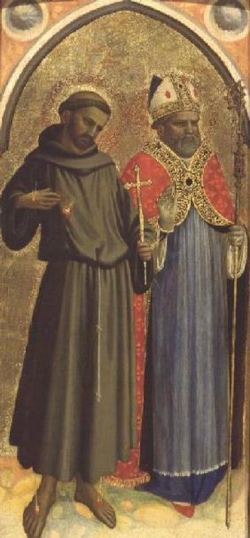 St. Francis and a Bishop Saint (panel)