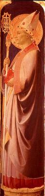 St. Augustine, pilaster from the reverse of the right-hand side panel of Santa Trinita Altarpiece, c