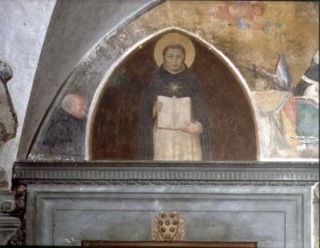 St. Thomas (fresco) od Fra Beato Angelico