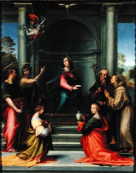 The Annunciation with Saints od Fra Bartolommeo